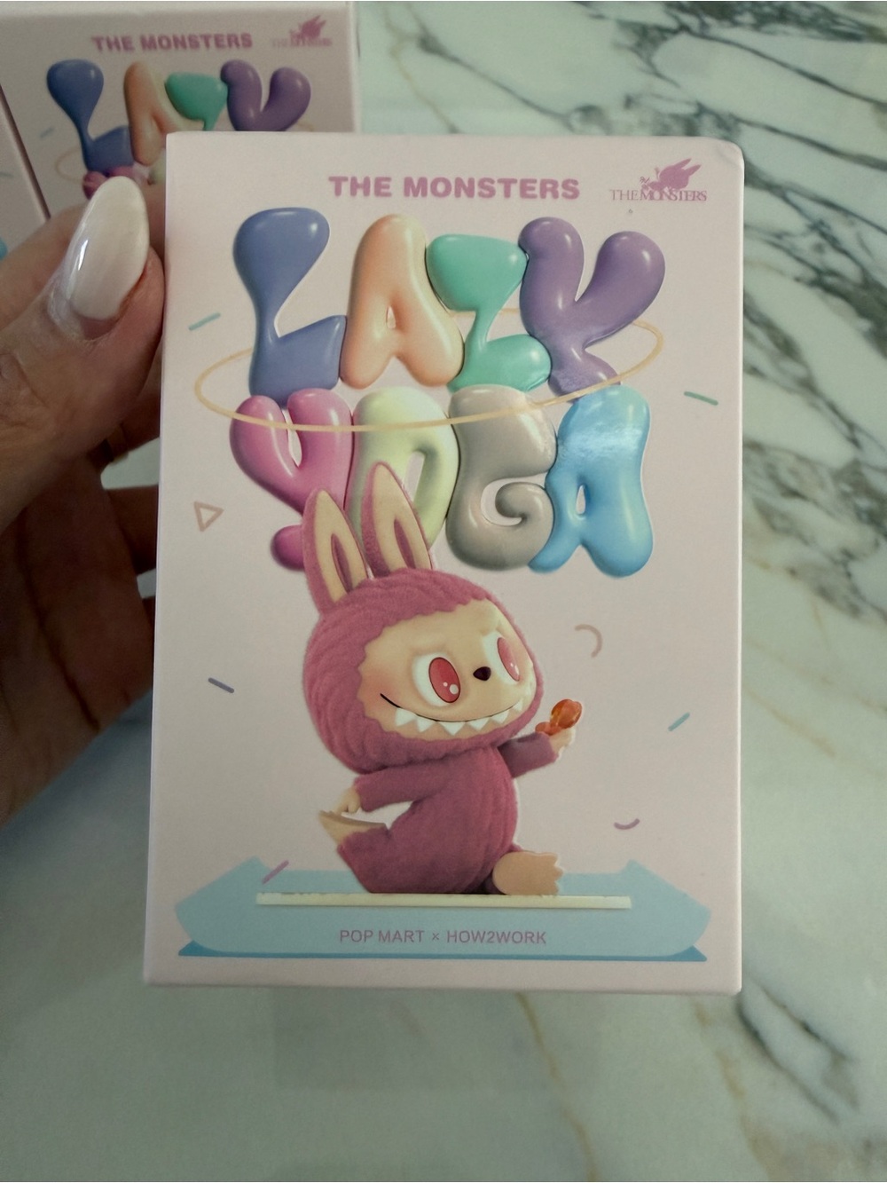 THE MONSTERS LAZY YOGA Labubu REAL